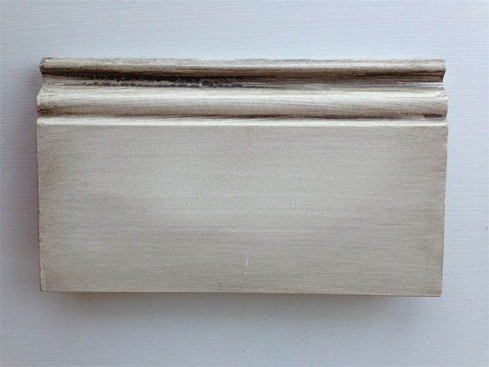 Musterbrett: Kreideweiß, Patina