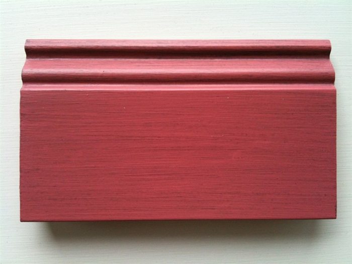 Musterbrett: Ziegelrot, Lasur