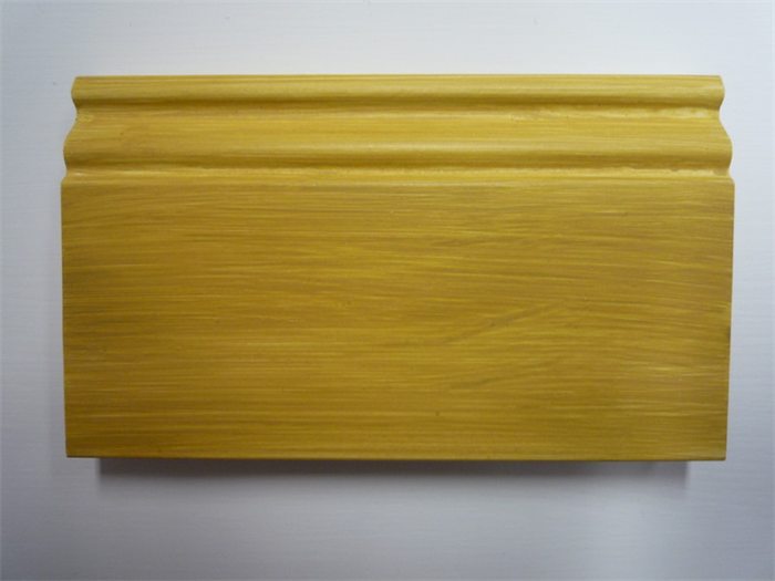 Musterbrett: Senfgelb, Lasur